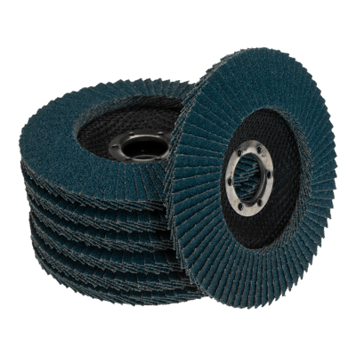 Lamellenschleifscheibe TZ 32 | Korn 40 | Dm. 115 mm | gerade, ML 22,23 mm | BOHR